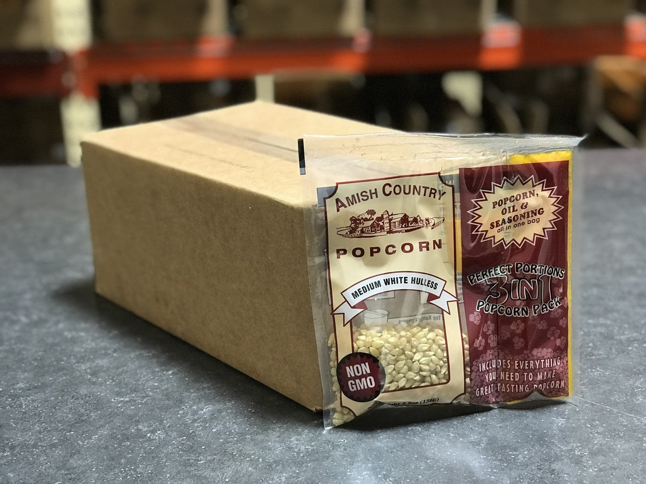 24/5.5oz Tri-Pack of Medium White Popcorn