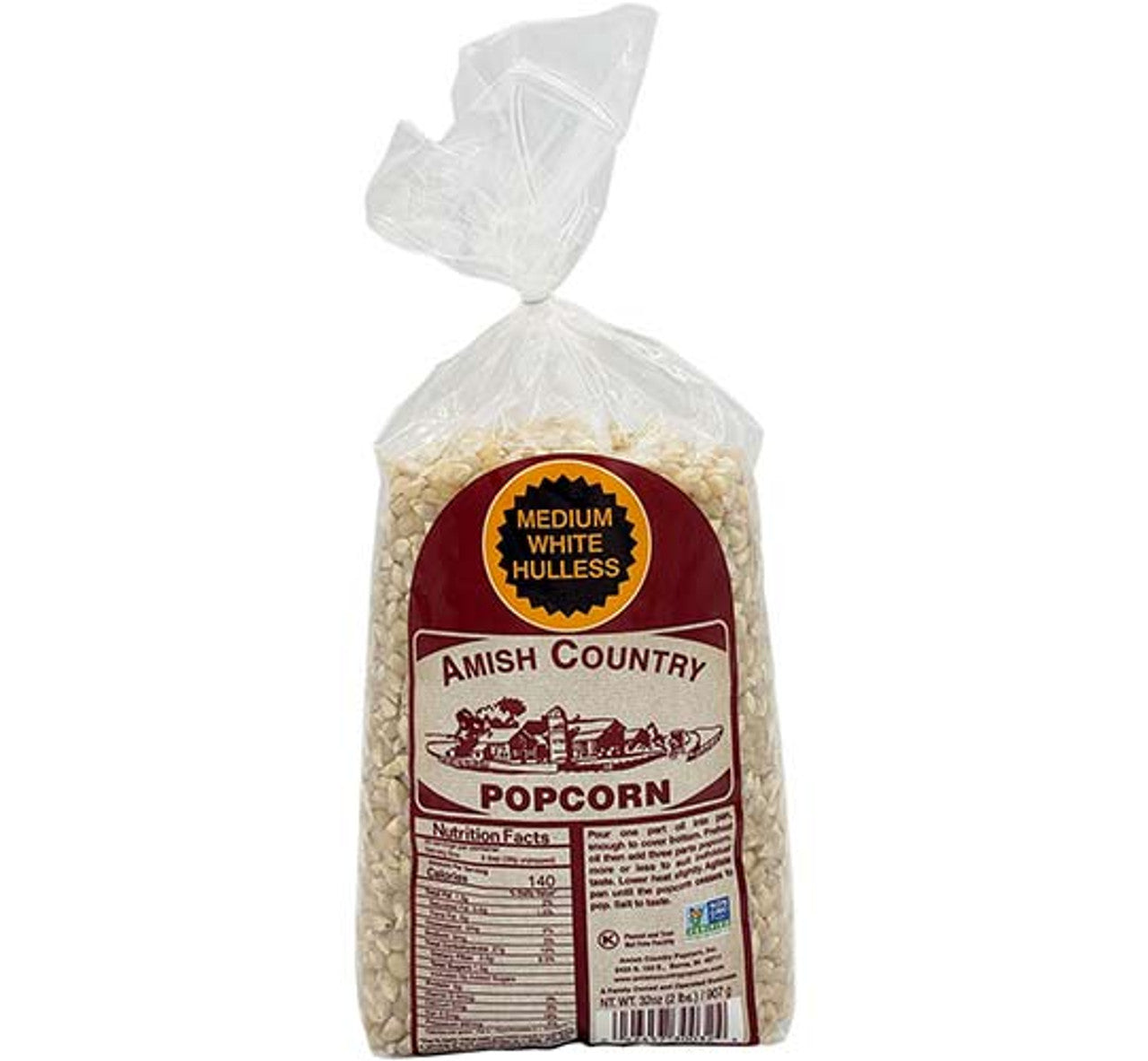One 2 lb. Bag of Popcorn