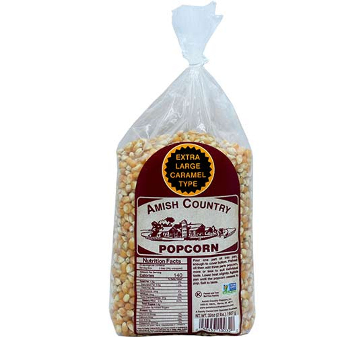 One 2 lb. Bag of Popcorn