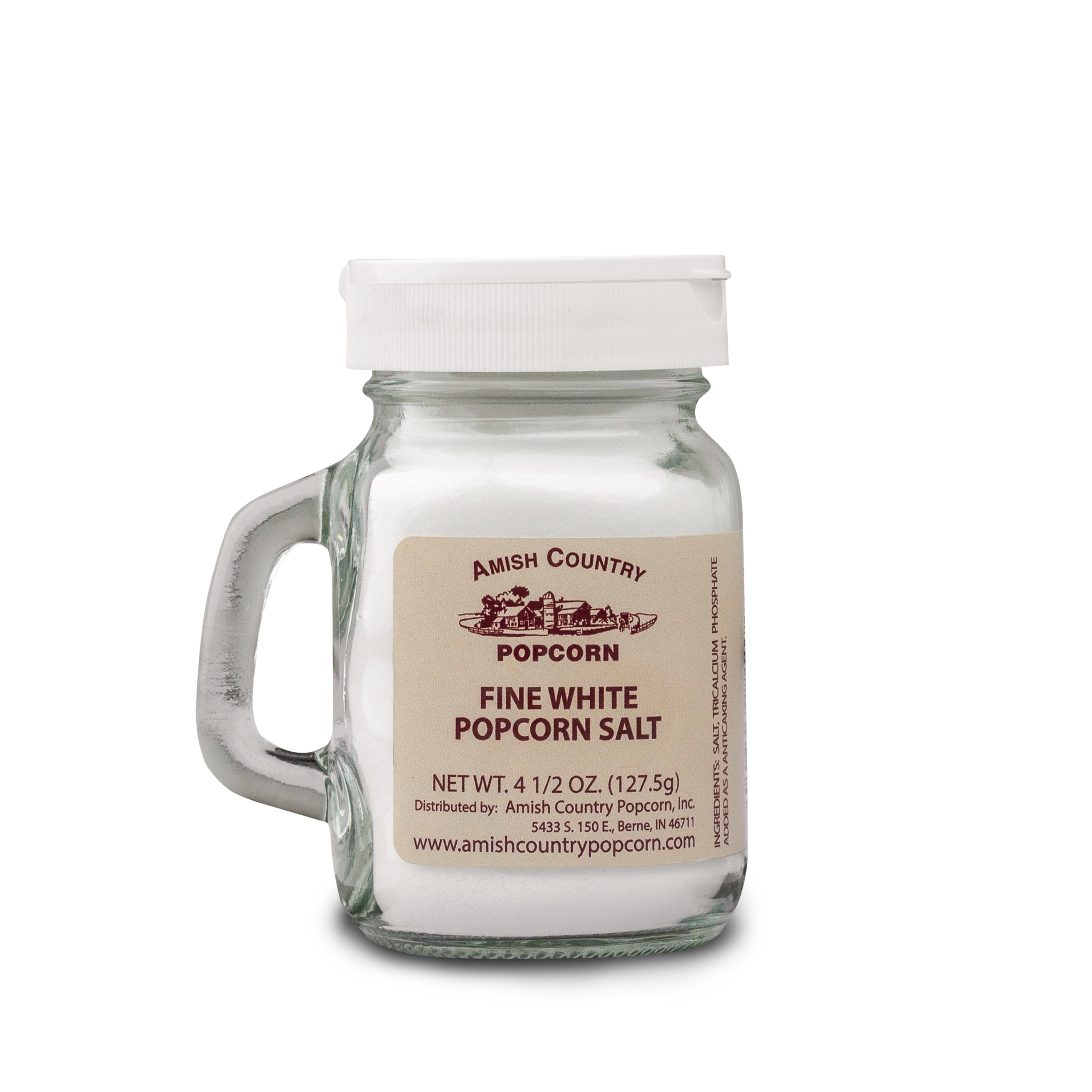 Fine White Popcorn Salt 4.5 oz