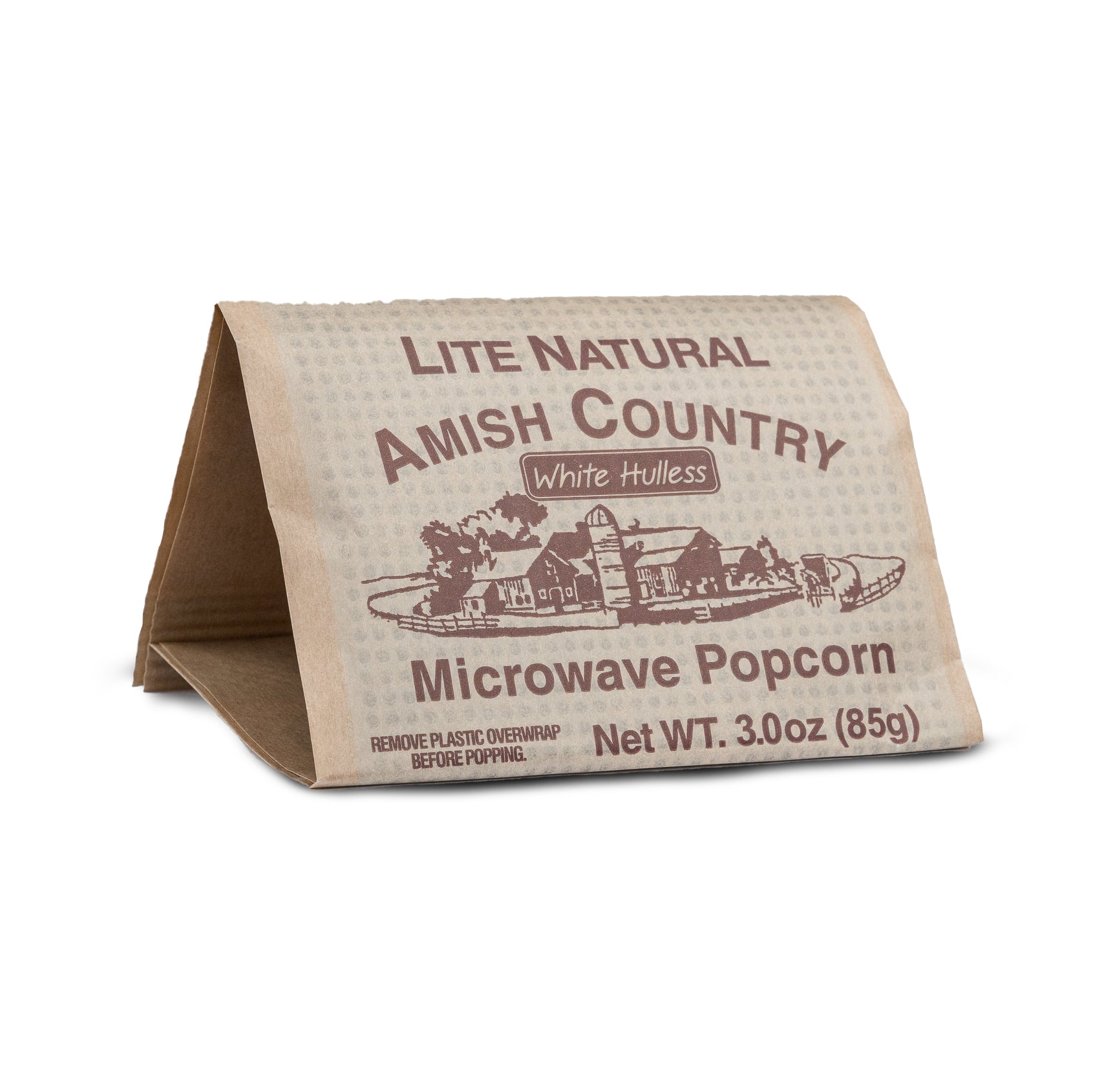 36ct Case of Lite Natural Microwave Hulless Popcorn (Includes Free Shipping)