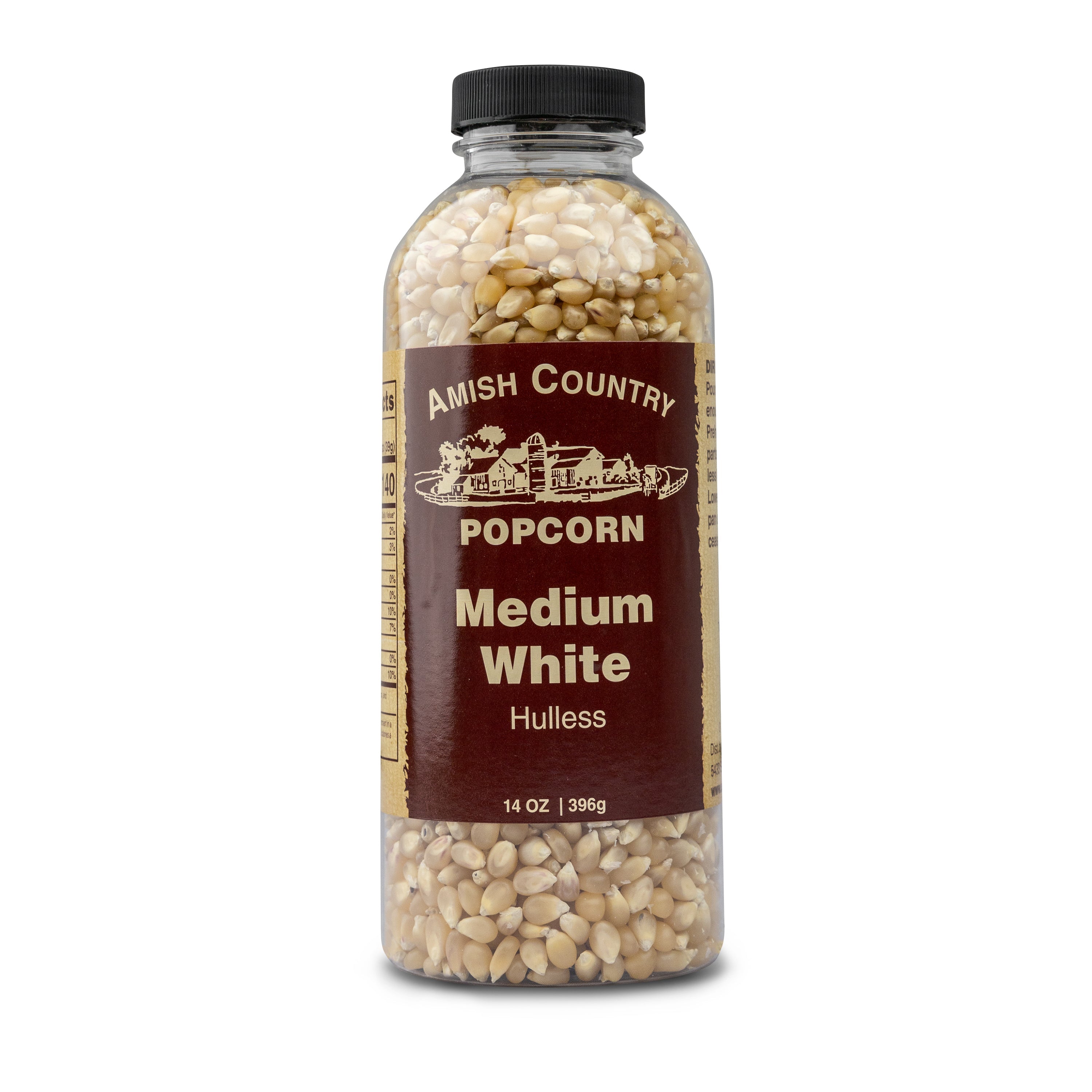 Medium White Hulless Popcorn
