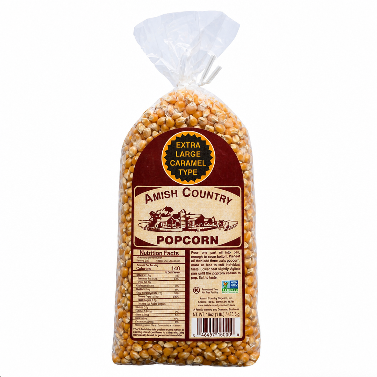 Extra Large Caramel Type Popcorn