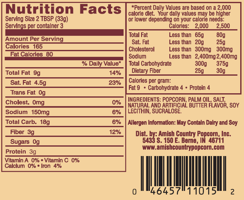 Thirty-Six Bags of Microwave Popcorn