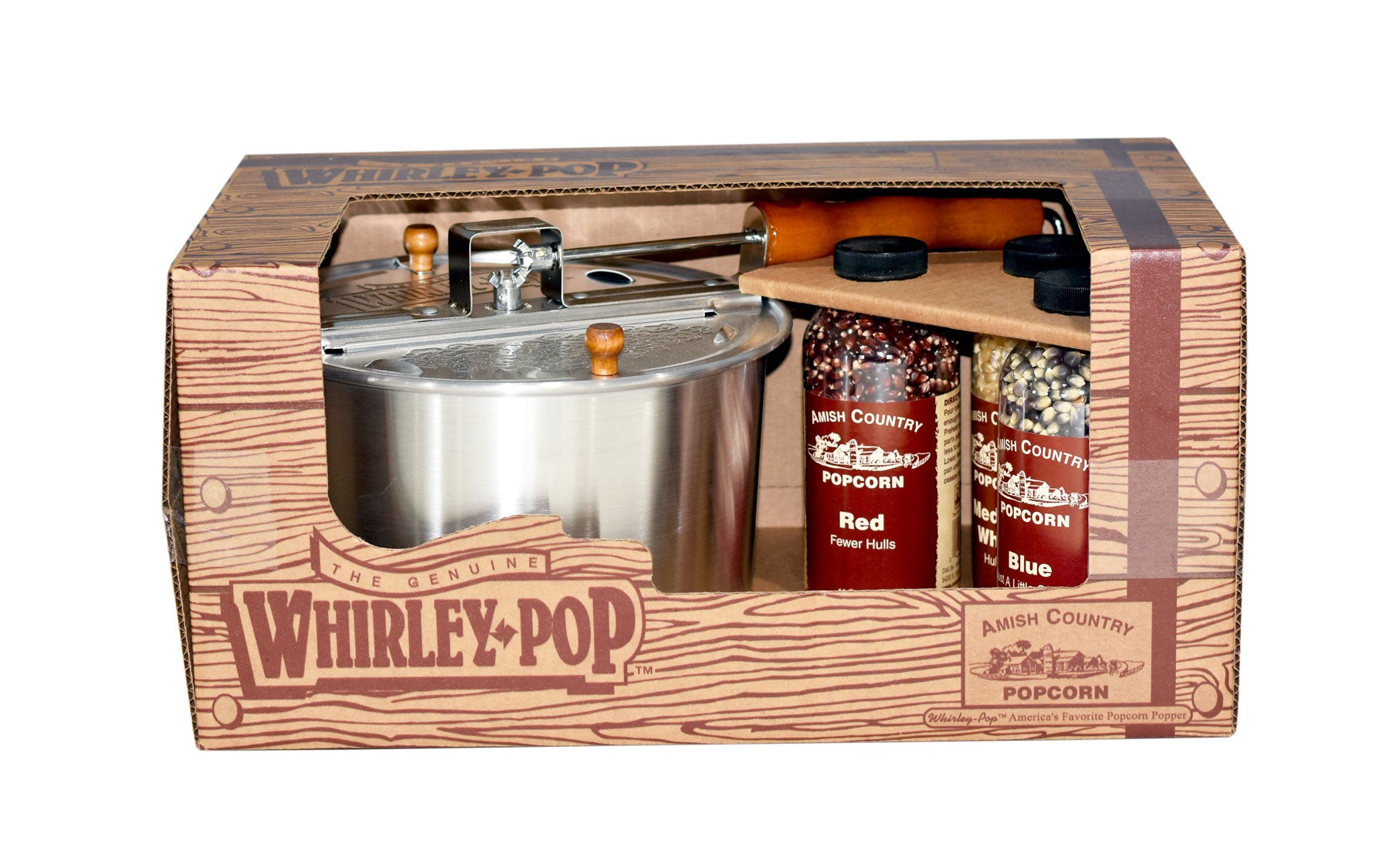 Whirley Pop Gift Set w/ 14oz. Bottles