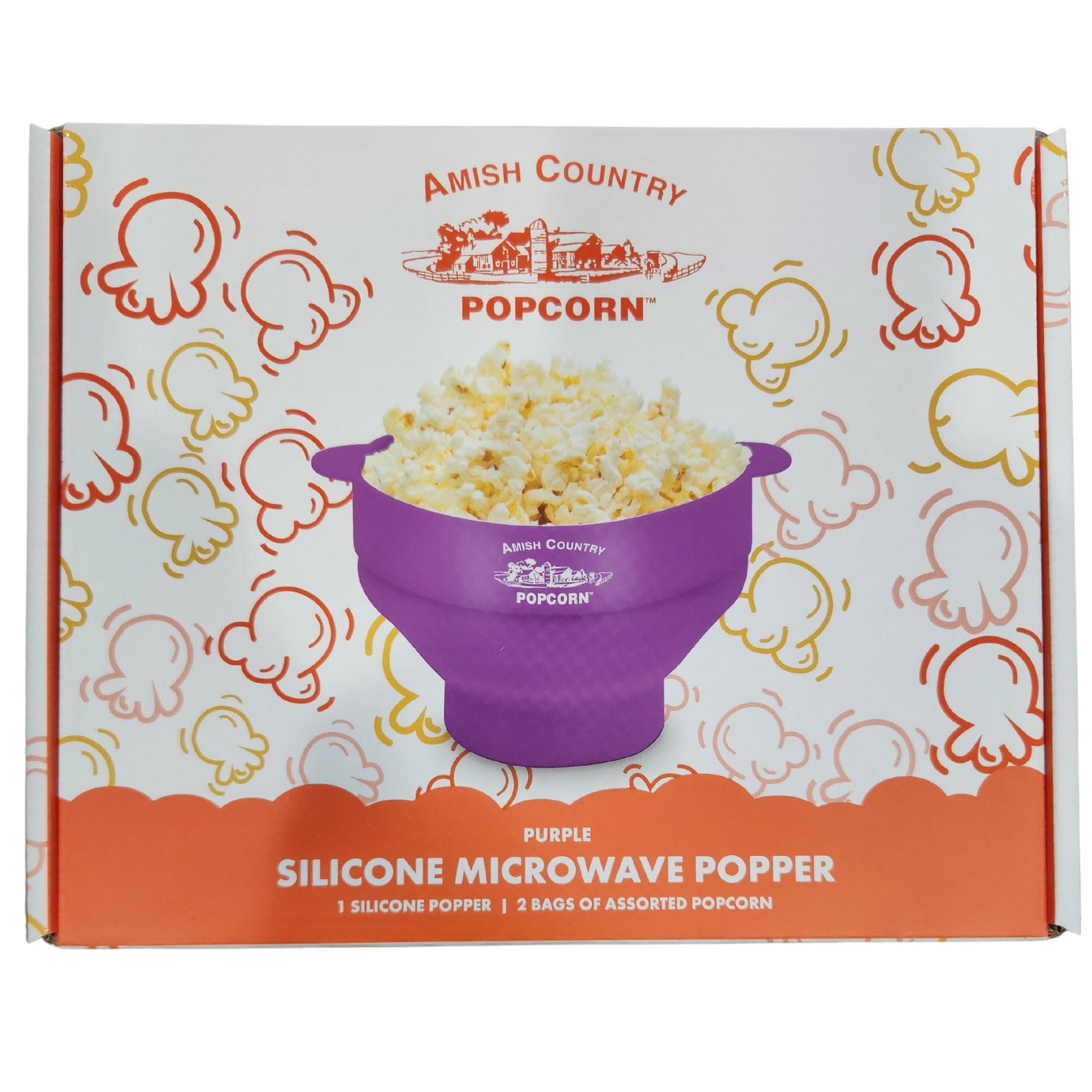 Purple Silicone Microwave Popper