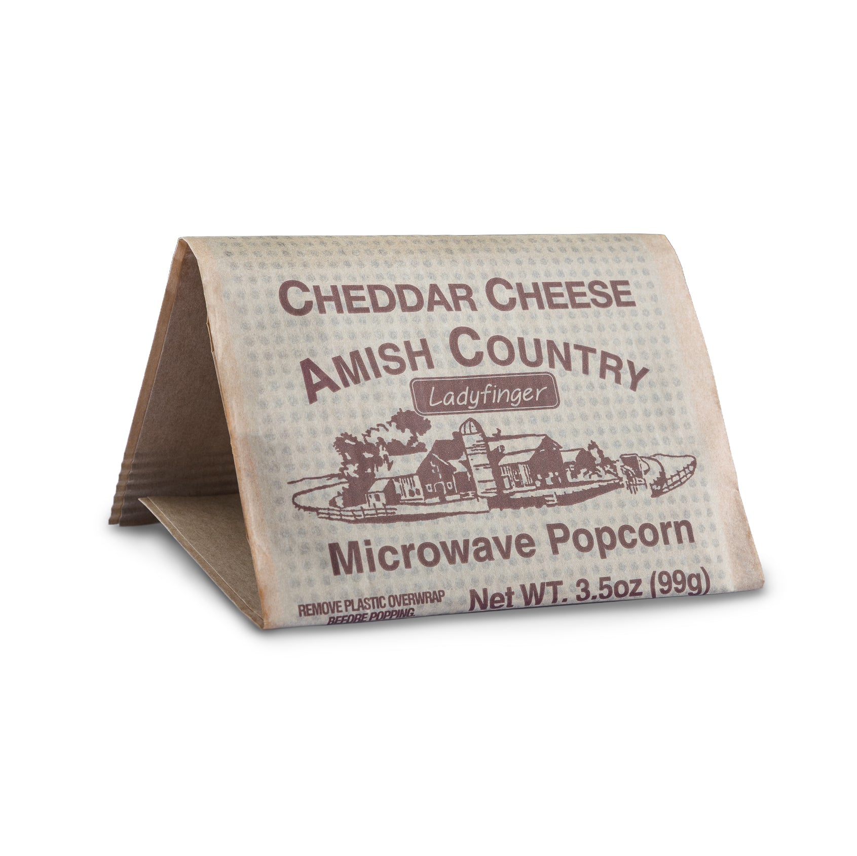 60ct Case Cheddar Cheese Microwave Hulless Popcorn (Includes Free Shipping)