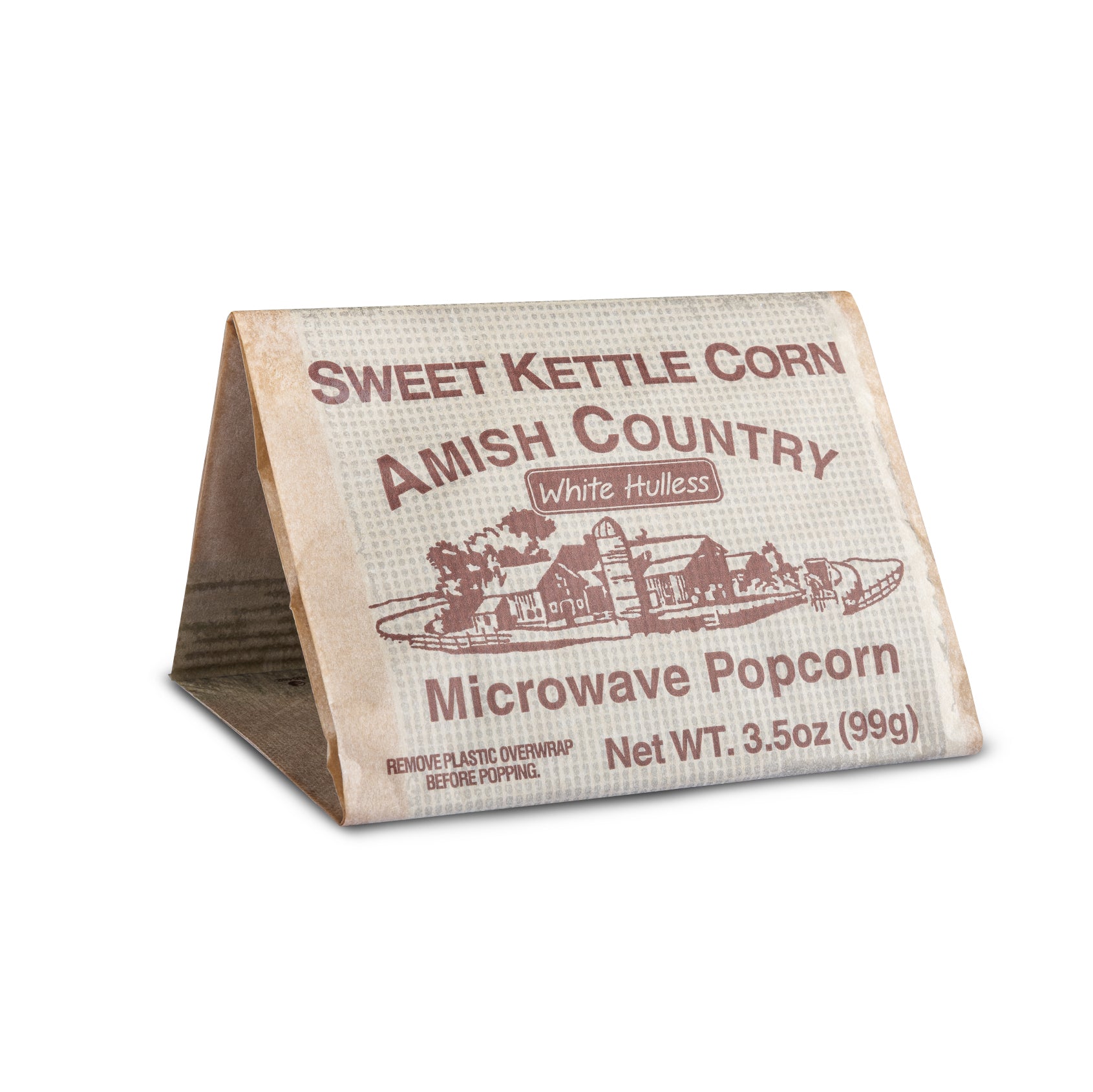 36ct Case of Sweet Kettle Corn Microwave Hulless Popcorn (Includes Free Shipping)