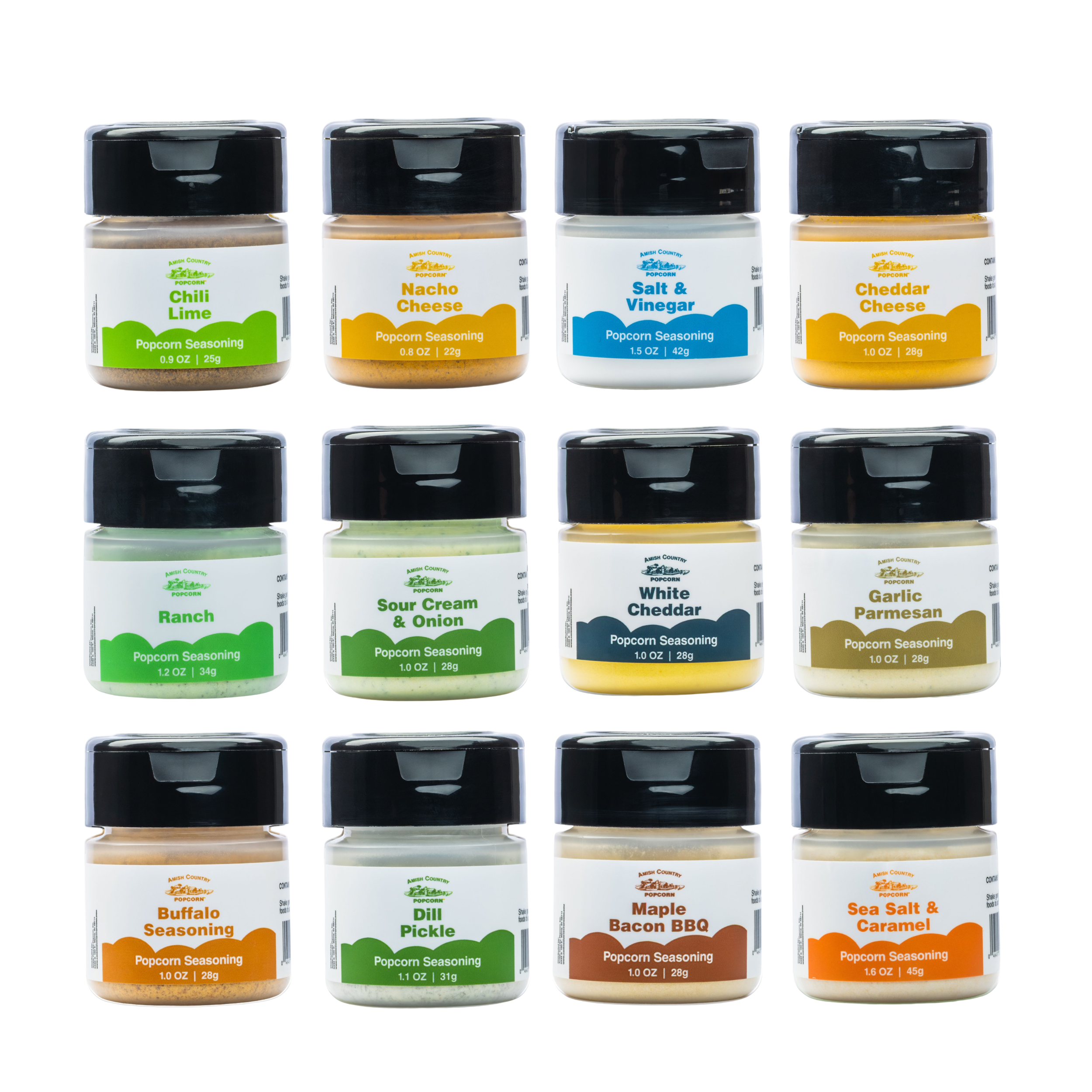 Variety Seasoning Sampler Set (Top 12)