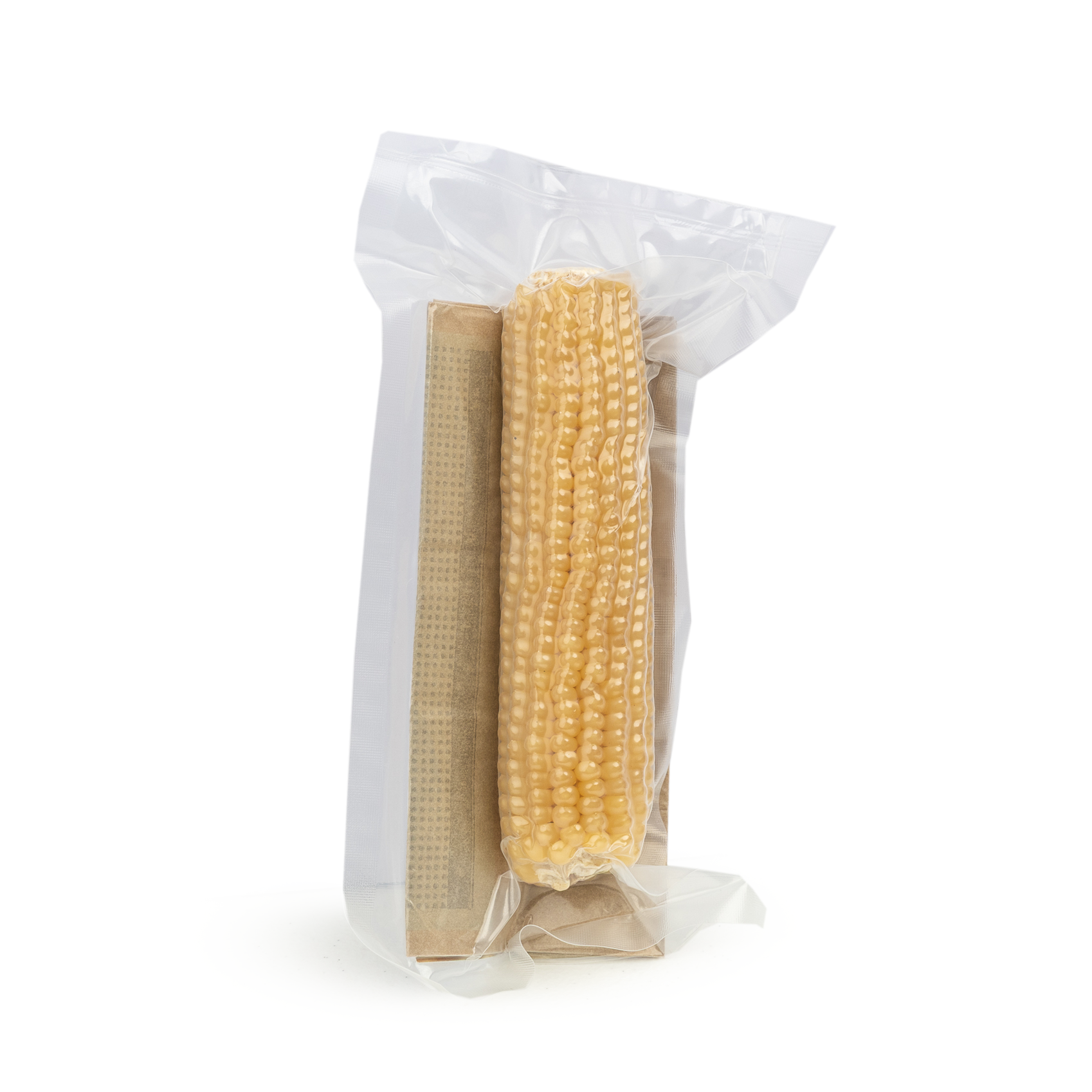 White Microwave Popcorn on the Cob